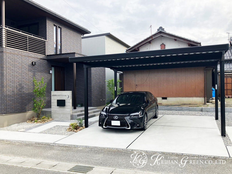 植栽を最大限に感じられるプランニングに　彦根市