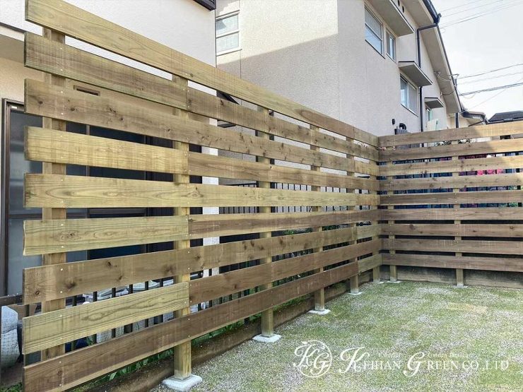 BESSの建物を飾るナチュラルテイストの外構エクステリア　京田辺市