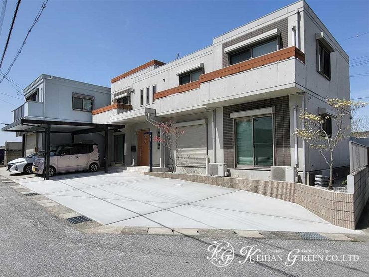 開放的＆機能的な外まわりへリフォーム　彦根市