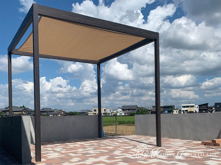 明るく開放的なバーベキュースペース　草津市