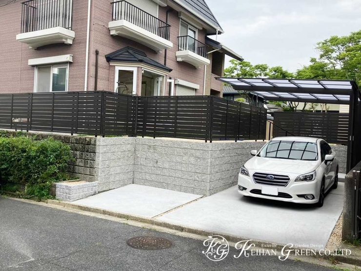 お手入れのしやすい外まわりにすっきりリフォーム！　大津市