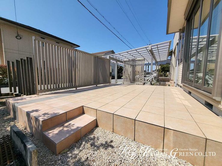 すっきりした外まわりに変身！　彦根市