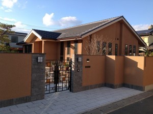 品格ある和モダンの庭と外構　京都市