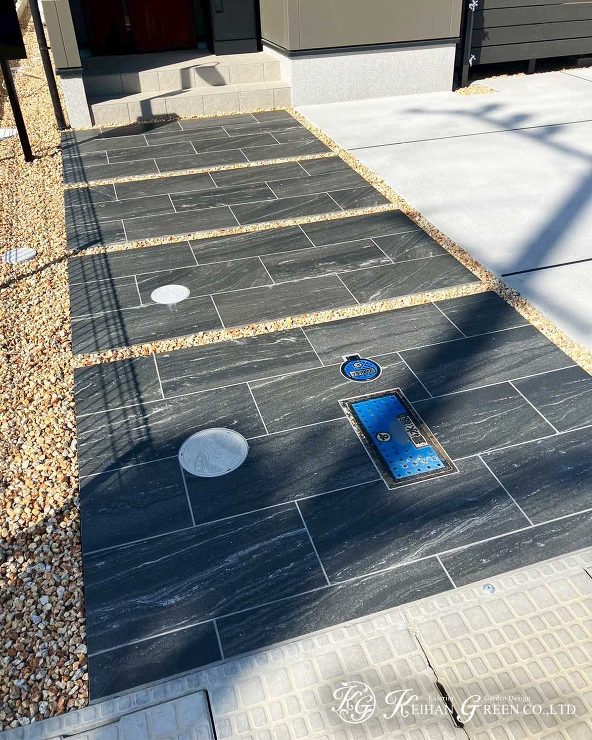 視線をやさしく遮る、スマートな暮らしの外まわり　守山市