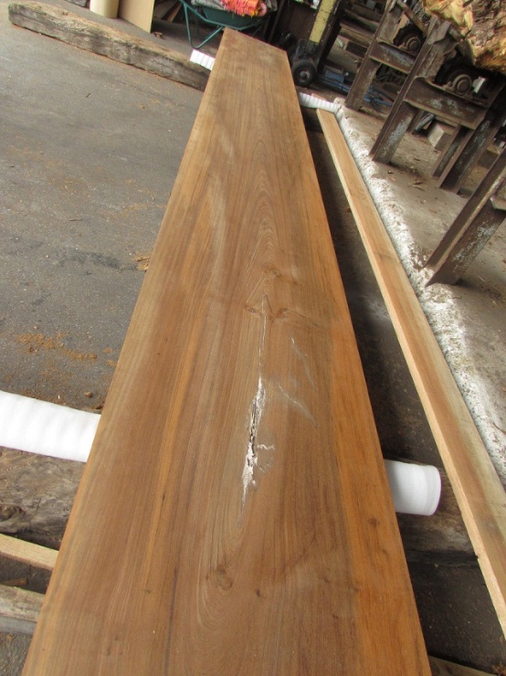 チーク　一枚板