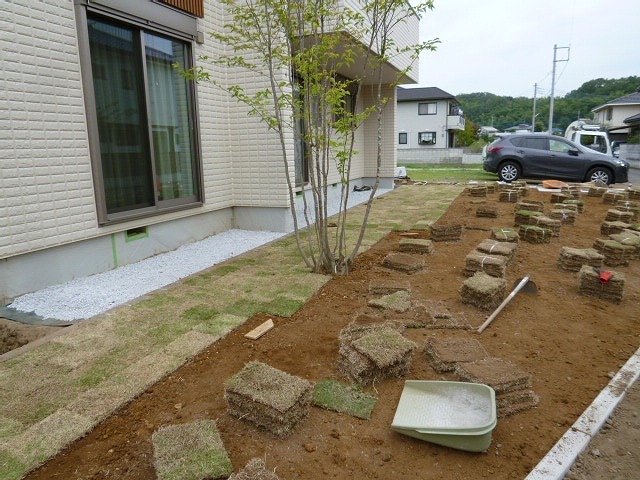 太田市S様邸｜スタイリッシュモダンな庭・...