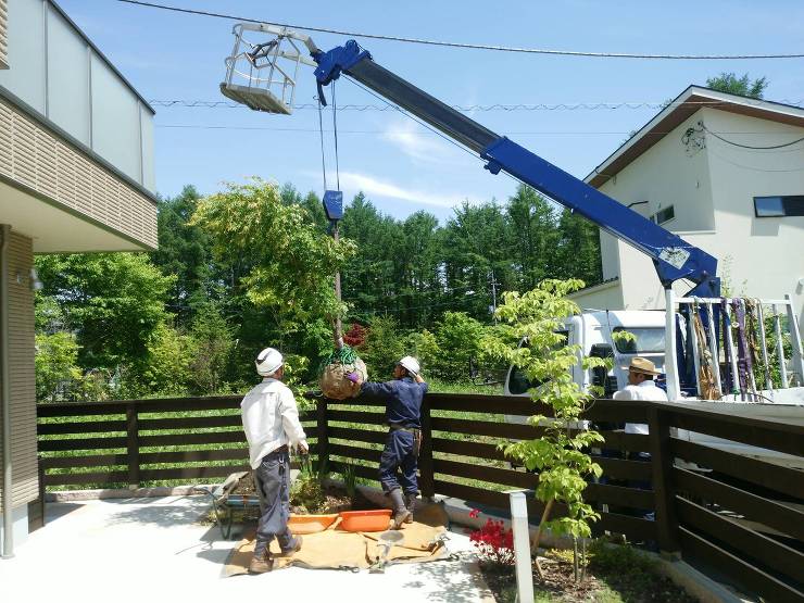 山梨県忍野村造園工事　Ｔ邸　素敵に完成！...