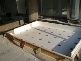 防振材　シロマーブロック施工例-2
