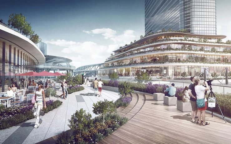 広州凱達爾交通ハブ国際広場 | 複合開発...