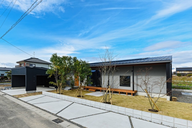 広々ＬＤＫの高性能な平屋のパッシブハウス