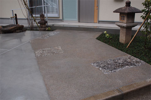 桜川砂の洗い出し