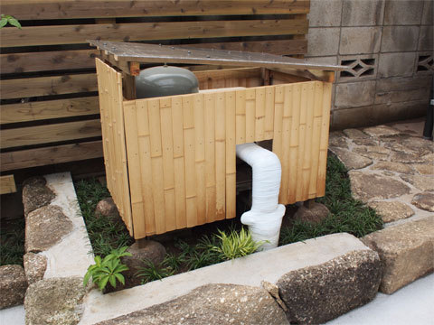 井戸ポンプカバー