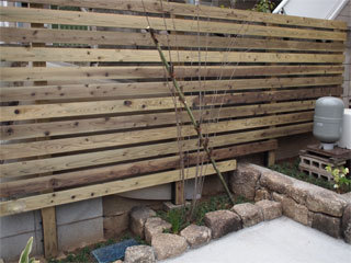 竹垣施工例　　造園・庭造り、植木の剪定は...