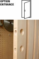 【玄関用 オプション】観音開き戸加工　/　親子戸加工