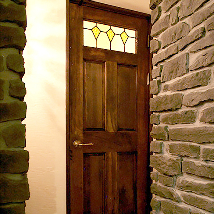 お家　木製玄関ドア　WORKS　施工実例