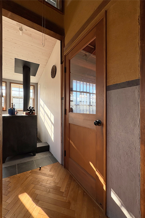 お家　木製玄関ドア　WORKS　施工実例