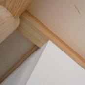 漆喰、和紙、杉