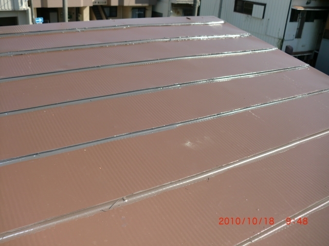 ガルバリウム鋼板屋根工事
