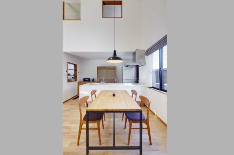 吹抜けのある家（注文住宅）