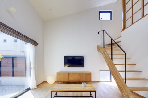 吹抜けのある家（注文住宅）