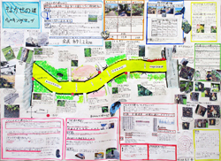 作品：そよ風の道 ウォーキングマップ