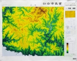 作品：「高度分布図　江住」