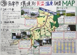 作品：多摩市環境別気温・湿度調査ＭＡＰ