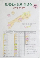 作品：島根県の児童・生徒数?３０年前との比較?
