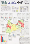 作品：富山県のコンビニＭＡＰ