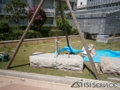 神戸技術科学高校　卒業記念ベンチ
