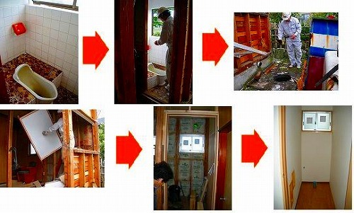 トイレリフォーム状況