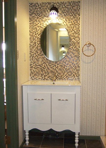 おしゃれな洗面台の施工例