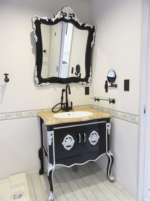 郷かな洗面台の施工例