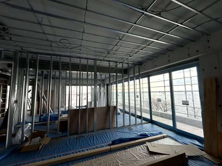 海のみえる家の現場です。 | 常滑市でキ...