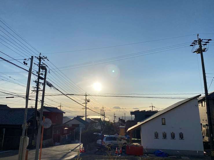 漆喰の家の足場がとれました。 | 常滑市...