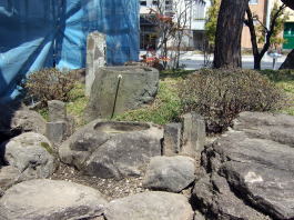 坪庭施工例６(施設玄関の和風坪庭リフォー...