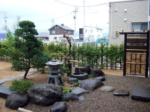 坪庭施工例７(モデルガーデン・和風坪庭編...