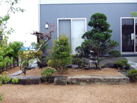 坪庭施工例７(モデルガーデン・和風坪庭編...