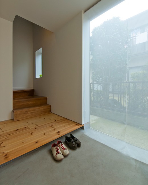 つくばの家　玄関