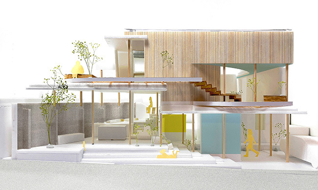 Blue Box Office（ブルームアカウンティング／青山裕之公認会計士事務所）　建築模型／Eureka