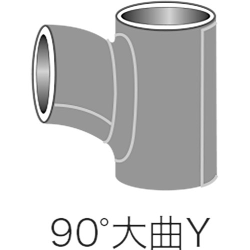 早川ゴム【ベンソン配管防音材おとなし君　先付けタイプ　共通　継手部材　90°大曲Y】P-LT100×100?他