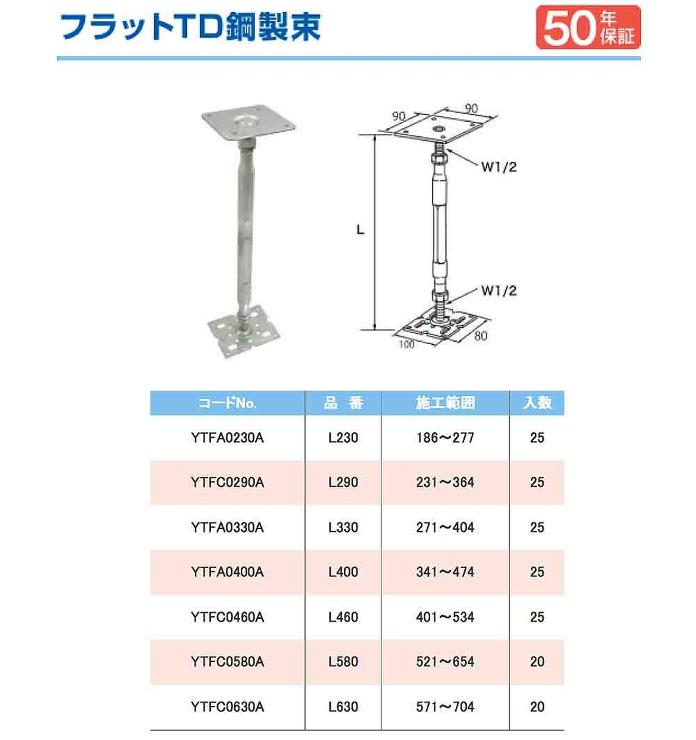 タカヤマ金属【フラットTD鋼製束】330タイプ?他