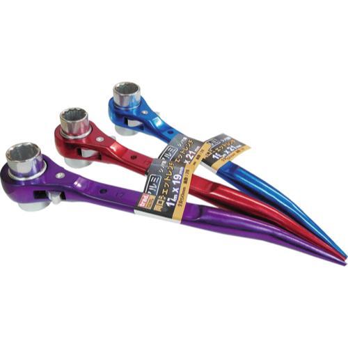 ノーブランド【trad アルミ両口ラチェットレンチ】TAR1719?他
