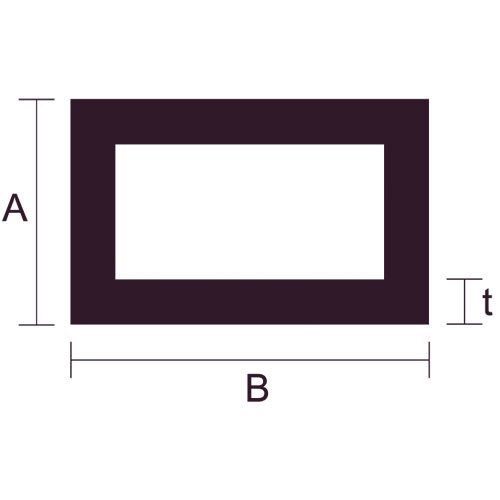 安田【アルミ不等辺角パイプ　ブロンズ】t1.5×A10×B15??他