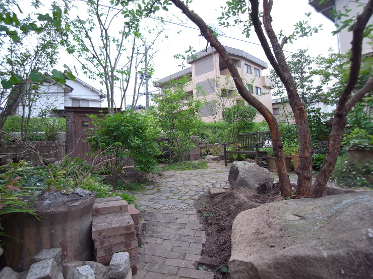 敷地に合わせて樹木をセレクト。再構成され...