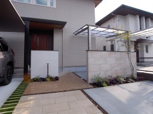 植栽をしました。　広島市佐伯区　M様邸　...