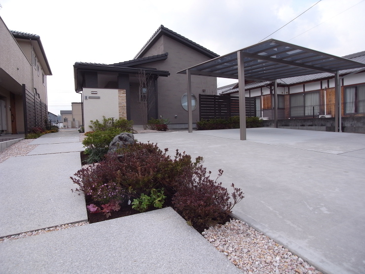 素敵な和モダンのエクステリア　　岩国市|...