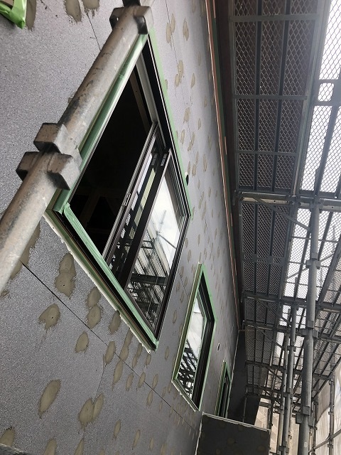 サッシまわりの養生　浜松市浜北区 | ハ...