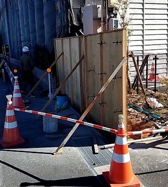 コンクリート擁壁設置工事 | ハマニ株式...