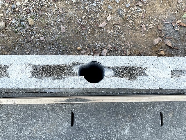 ブロック塀天端モルタル　浜松市北区 A様...